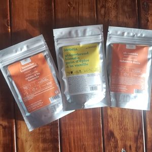 3 - Sealed 50g bags of Davids Tea